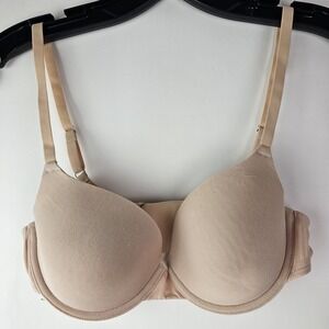 Hanro 1366 Cotton Sensation Bra Beige Minimalist Basic‎ 32C Underwire